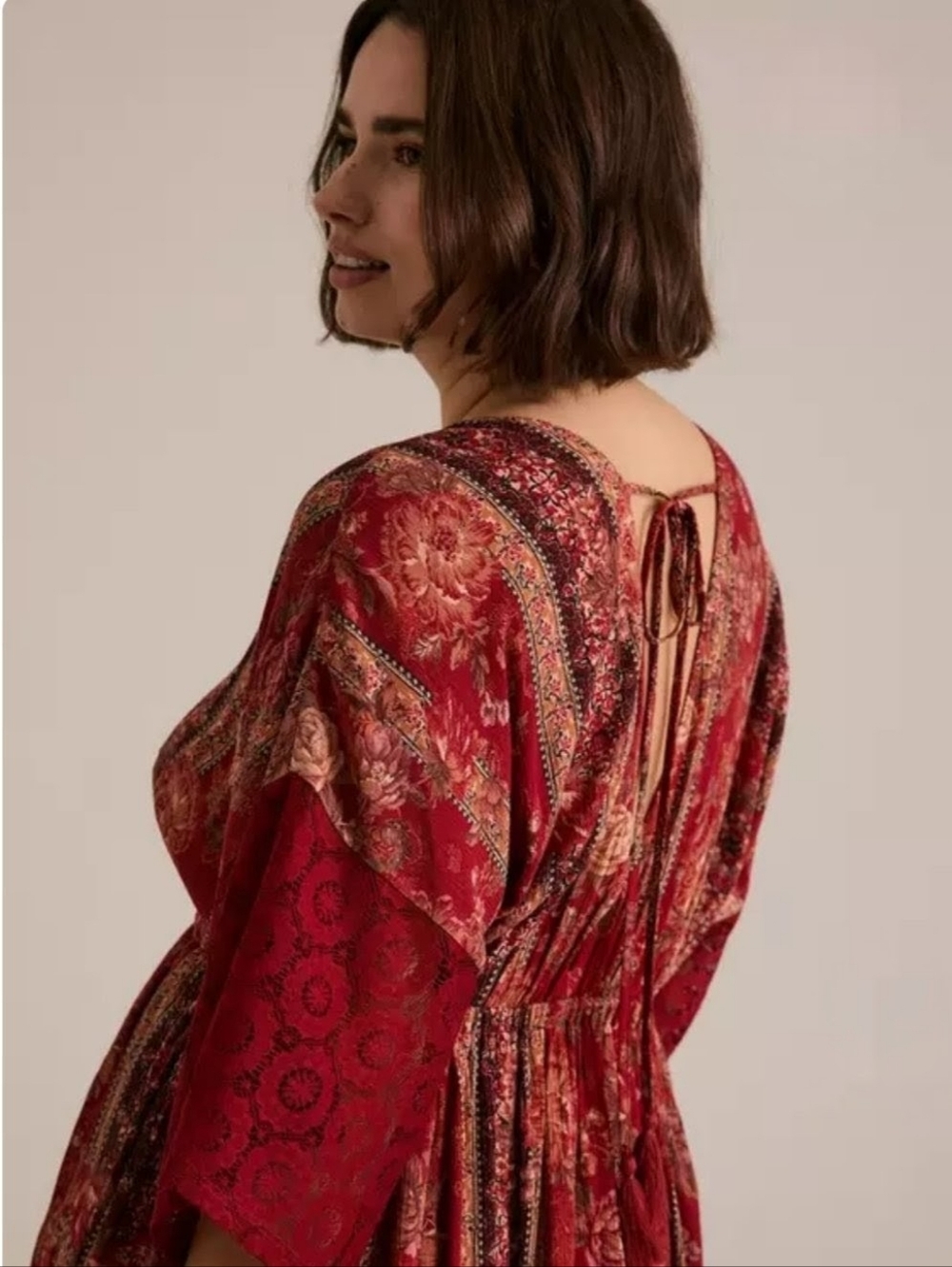 Torrid Festi Crochet Trim Maxi Dress - Picture 2 of 8
